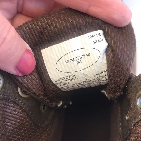 Dickies Work Boot Non-Steel Toe ,Insulated Thinsulate ‘Oil/waterproof Size 10M - Picture 5 of 16